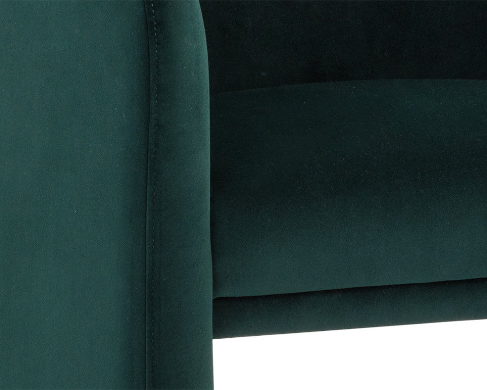 Jaime Dining Armchair Meg Dark Emerald