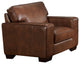Kimberlly Leather Craft Chair, Brown
