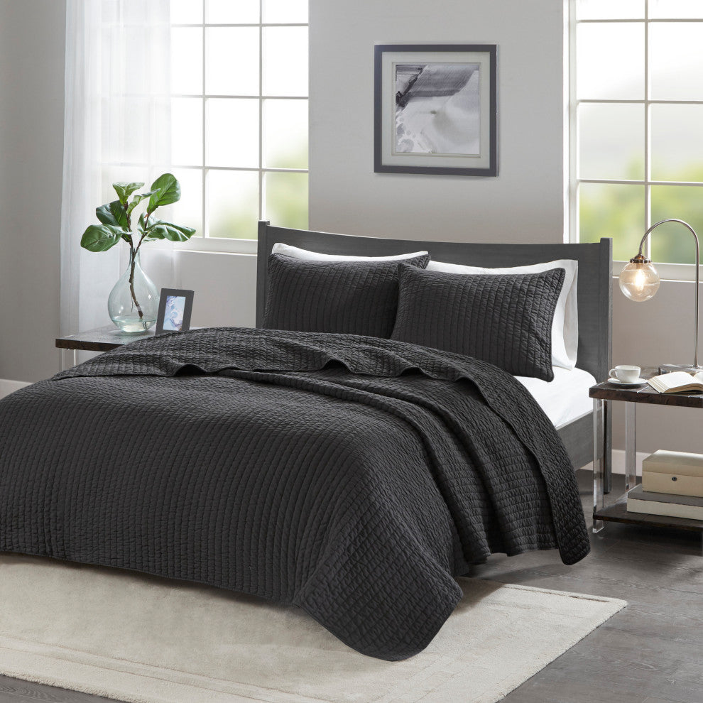 Madison Park Keaton 3 Piece Quilt Set