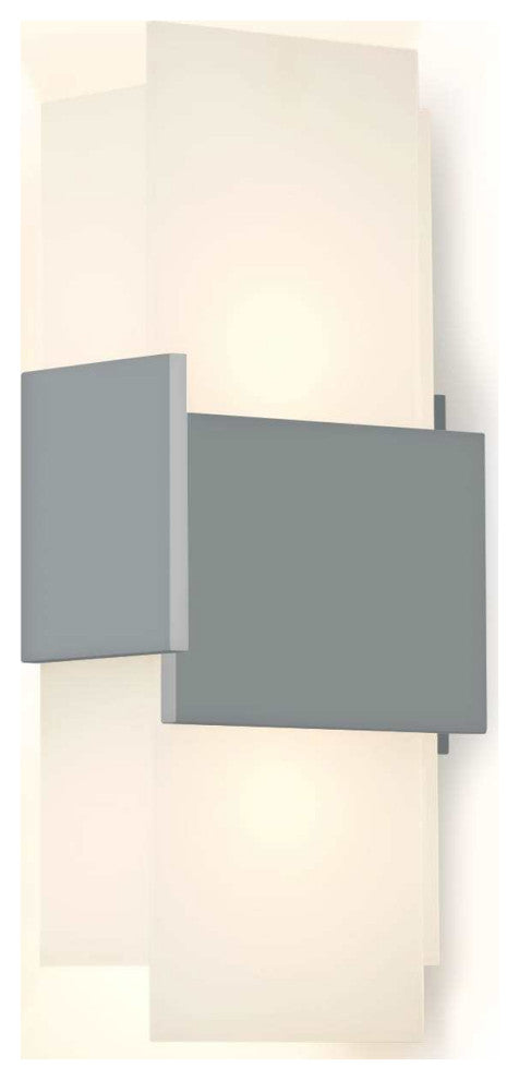 Acuo Outdoor LED Sconce, Matte Gray, Soft White
