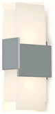 Acuo Outdoor LED Sconce, Matte Gray, Soft White