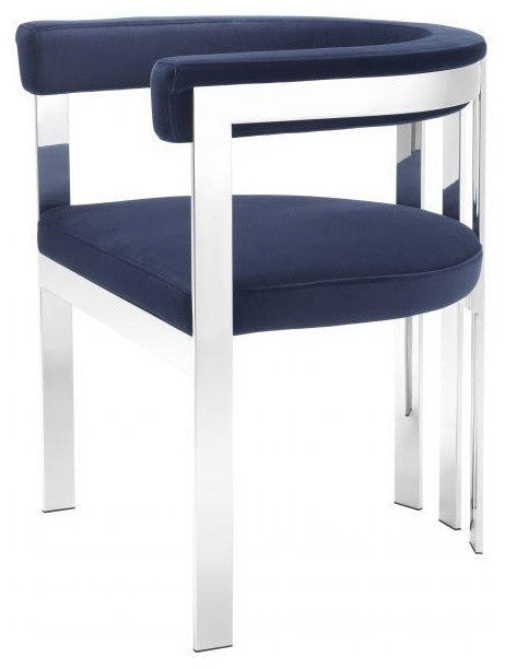 Modern Silver Dining Chair | Eichholtz Clubhouse