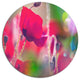 Close-Up View Of Red Poppy Flowers, Modern Flower Round Wall Art, 36"