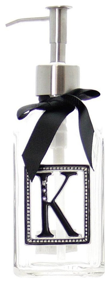 Monogram Soap & Lotion Dispenser, K