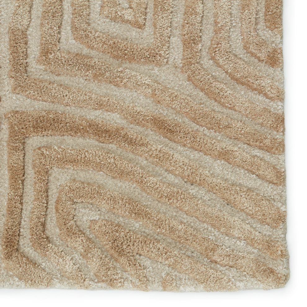 Jaipur Living Impress Handmade Abstract Beige Area Rug 8'X11'