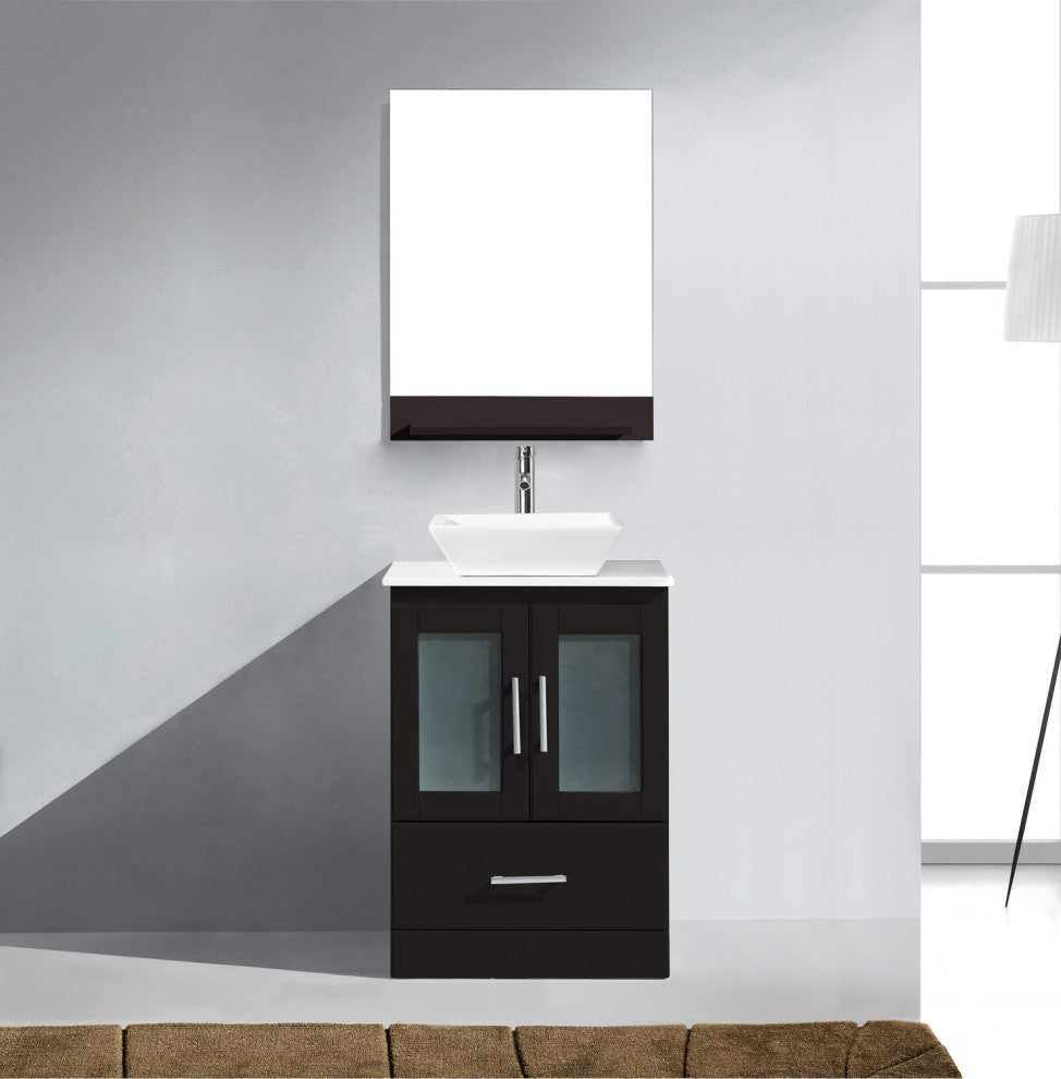 Zola 24" Single Bathroom Vanity Set, Espresso