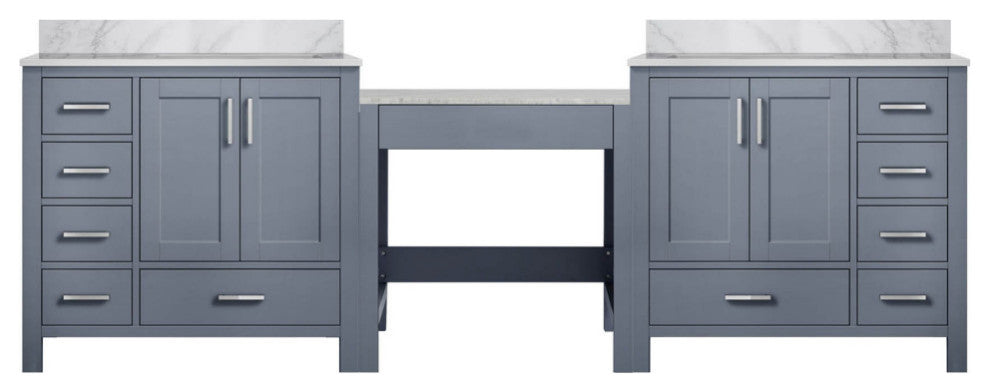 Lexora Coraline Double Bath Vanity Dark Gray 102 Vanity With Countertop