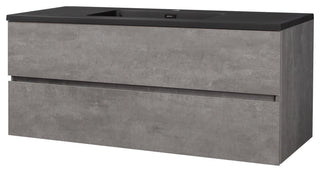 Bridgeport Wall Mounted Vanity Set With Cabinet and Integrated Basin, 48"
