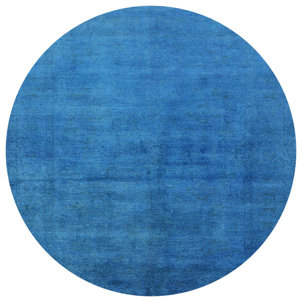 Ahgly Company Indoor Round Mid-Century Modern Area Rugs, 8' Round