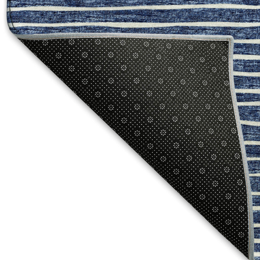 Addison Premium Washable Mayfield AMF138 Blue 3' x 5' Rug