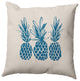 20" x 20" Pineapples Decorative Throw Pillow, Autumn Blue