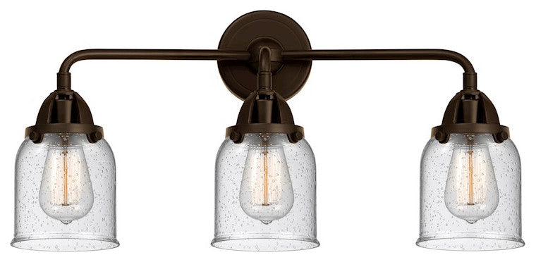 Innovations Lighting 288-3W-OB-G54 Small Bell 3 Light 23" Bath Vanity Light