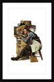 "Law Student" Framed Art Print by Norman Rockwell