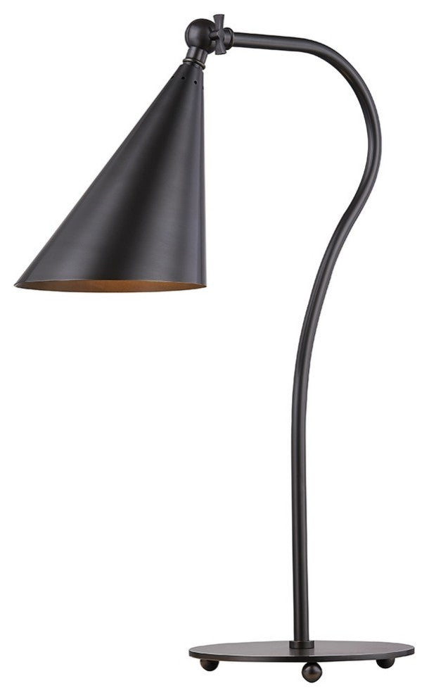 Lupe 1-Light Table Lamp, Old Bronze