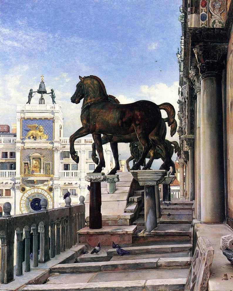 Charles Caryl Coleman The Bronze Horses of San Marco Wall Decal