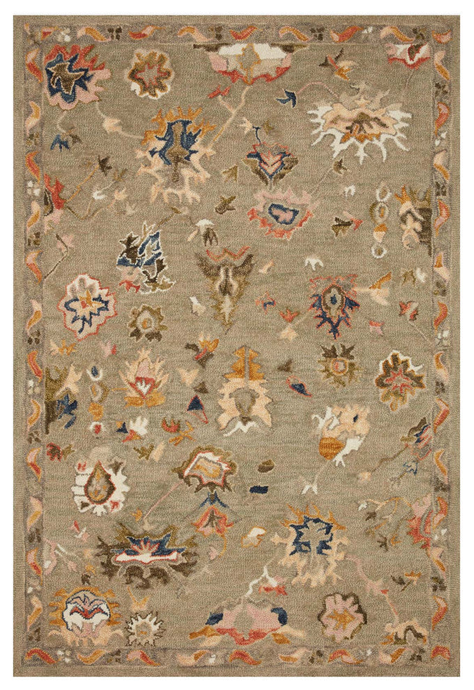 Padma PMA-02 Grey/Multi 9'3"x13' Area Rug