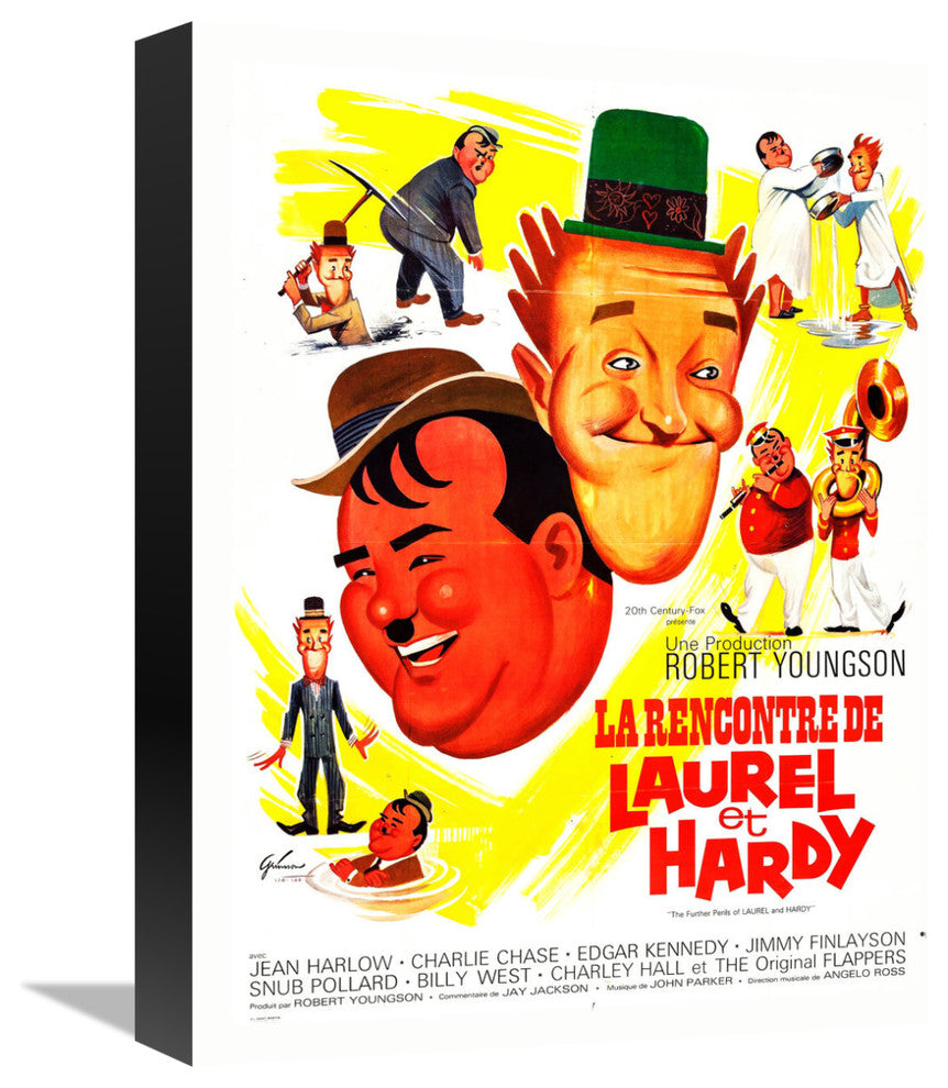 Laurel and Hardy, French,  Further Perils Of Laurel and Hardy, 1931, 01, 12x16