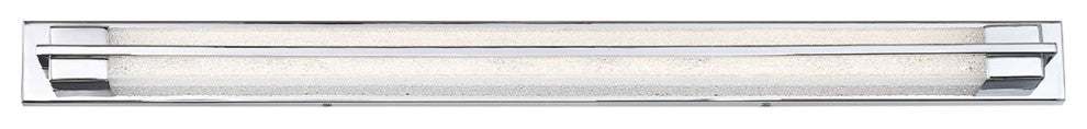 Ice 37" LED Bathroom Vanity and Wall-Light 3000K, Chrome