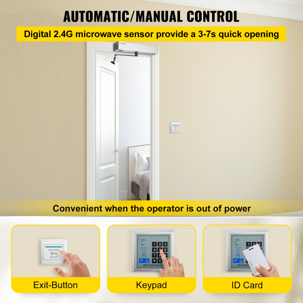 Vevor Automatic Door Opener Swing Door Operator for Disabilities