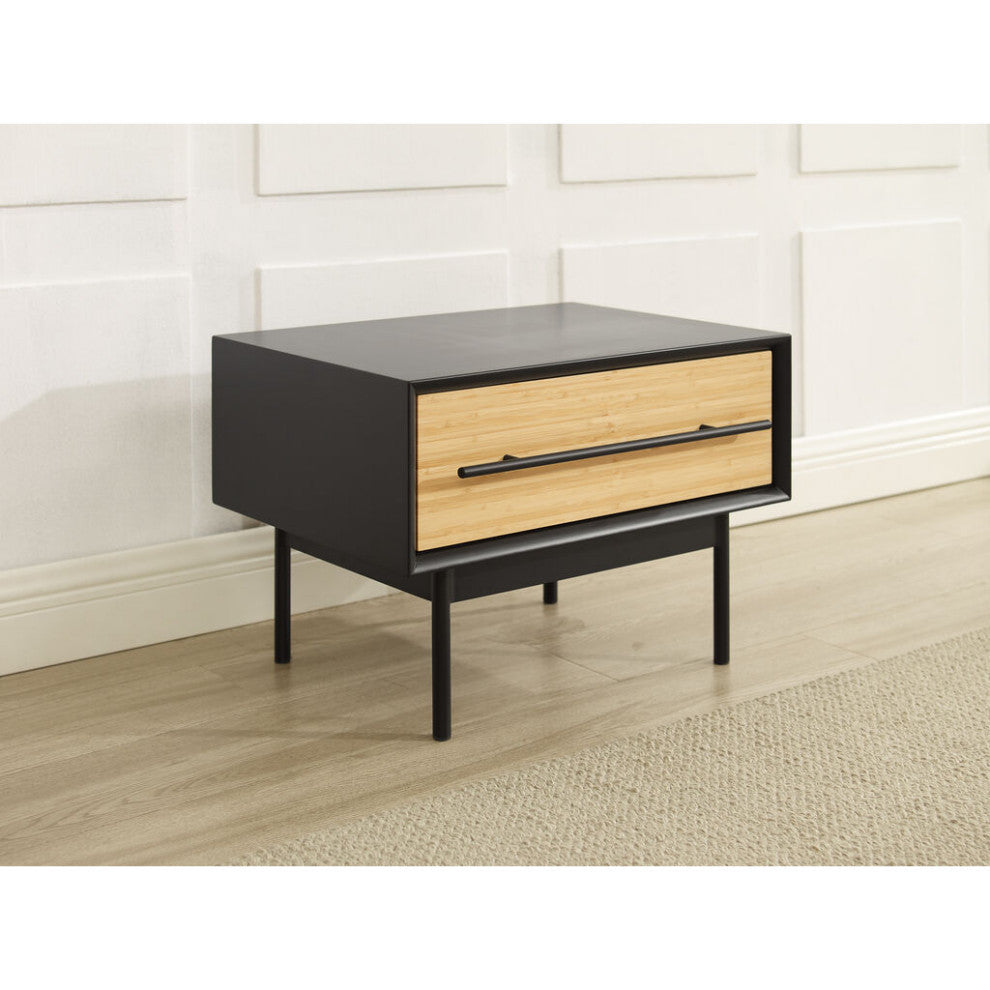 Greenington Santa Cruz 1 Drawer Nightstand | Wheat