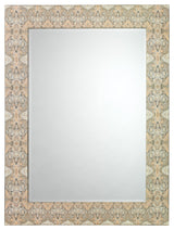 Rorschach Mirror, Gray and Cream Lacquer