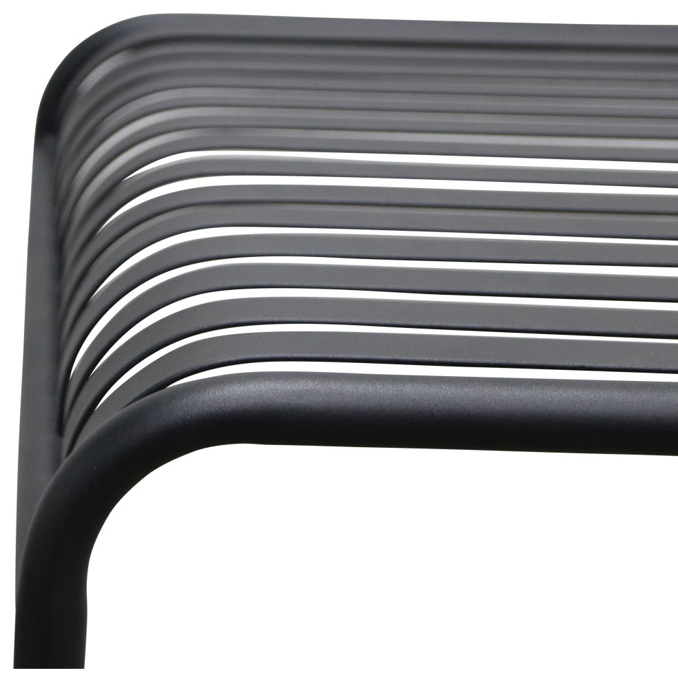 Enid Outdoor Table, Black