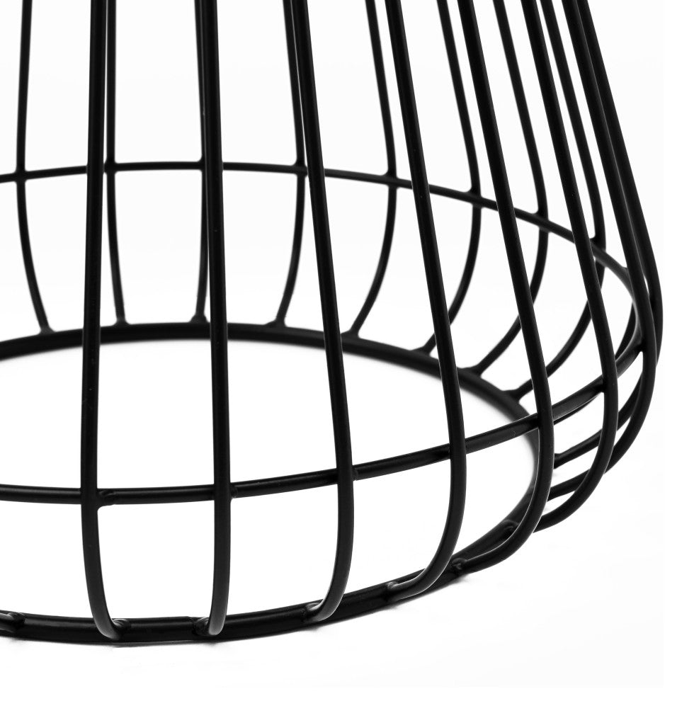 Melody Designer Cage Table, Black/Black