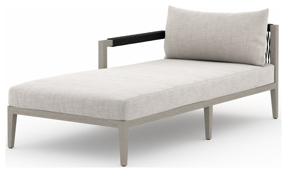 Sherwood Outdoor Laf Chaise Pc-Grey/Stn