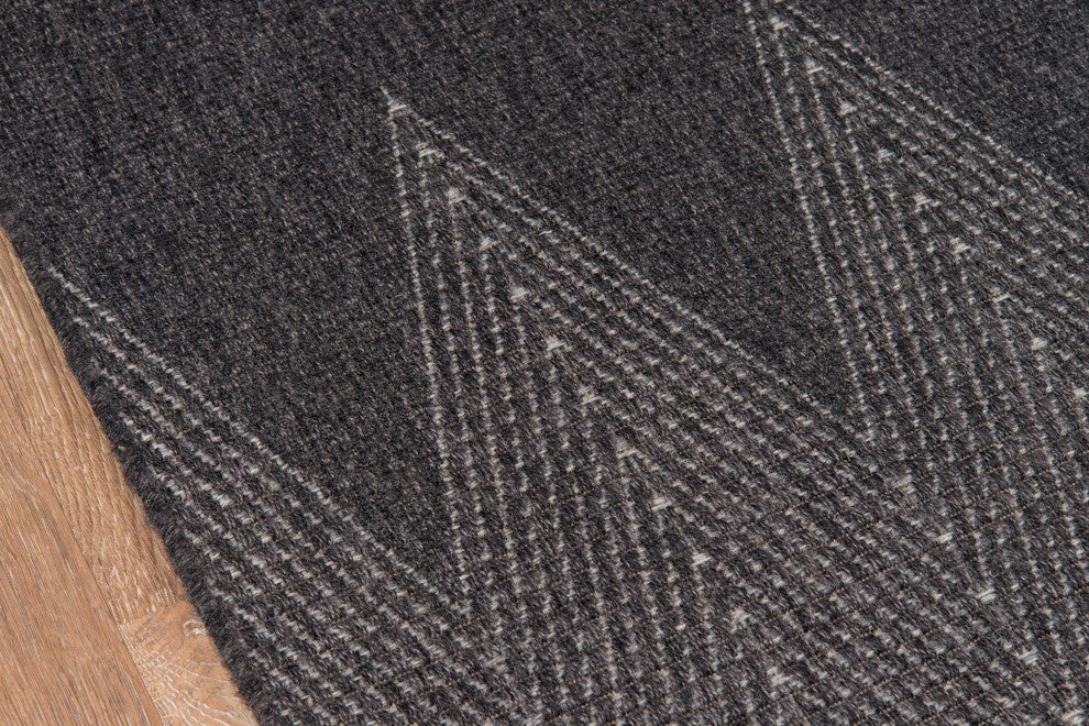 Momeni Como COM-5 Area Rug, Charcoal, 2'x6' Runner
