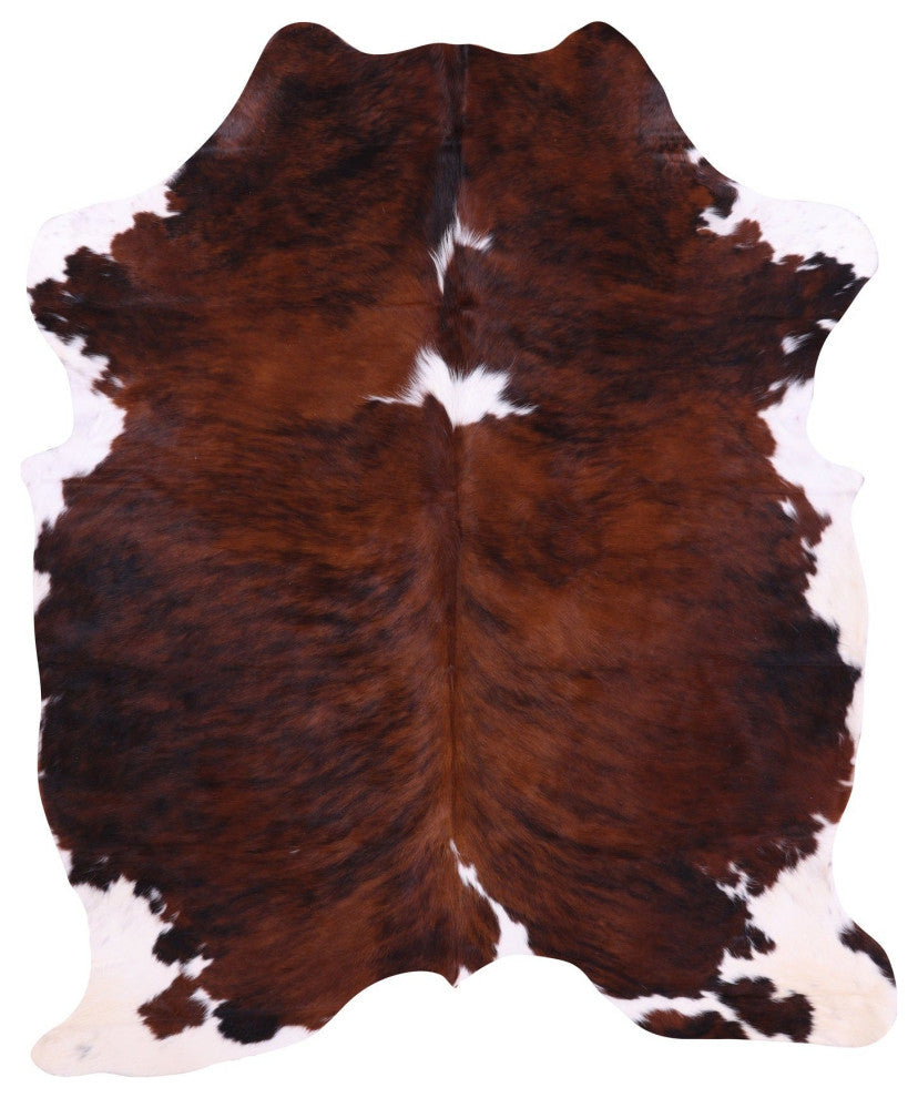 6' 11" X 5' 10" Natural Cowhide Rug C2001