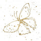 "Golden Wings II" Digital Paper Print by Shirley Novak, 38"x38"