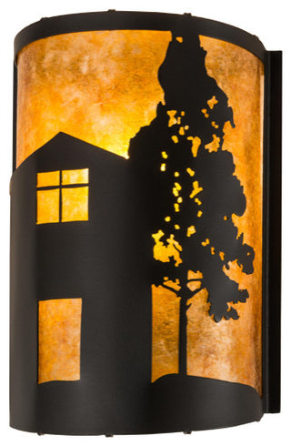 8 Wide County Fair Wall Sconce