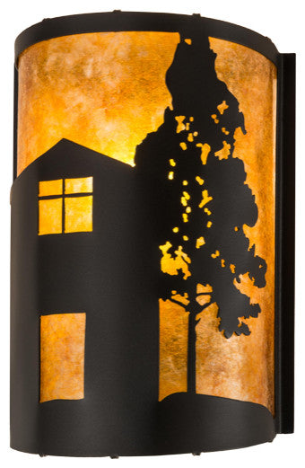 8 Wide County Fair Wall Sconce