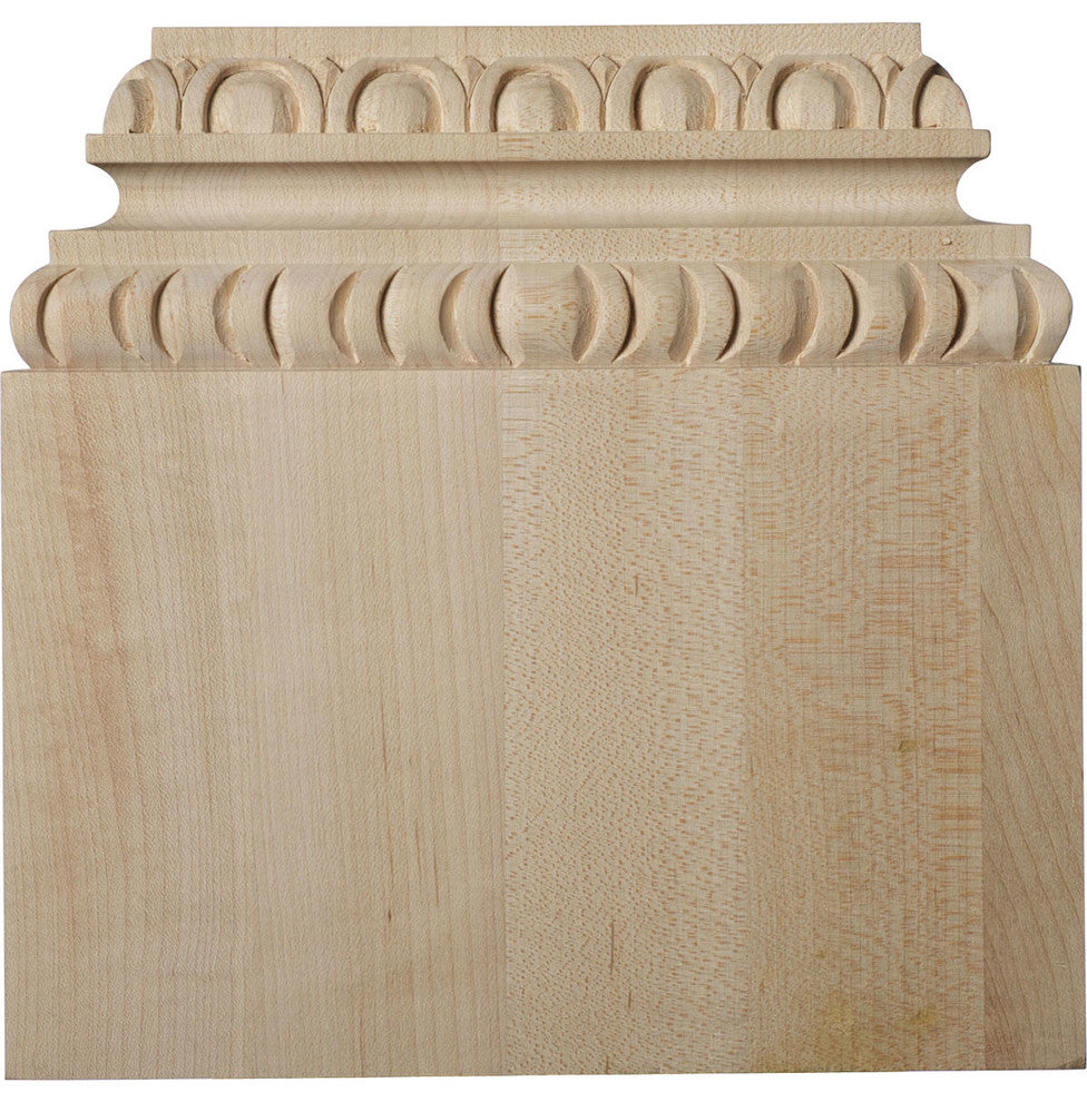 8"W x 2 3/8"D x 7 7/8"H, Chesterfield Base Plinth, Cherry