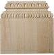 8"W x 2 3/8"D x 7 7/8"H, Chesterfield Base Plinth, Cherry
