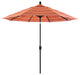 9' Aluminum Umbrella Push Tilt, Dolce Mango