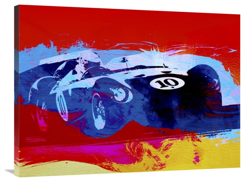 "Maserati on the Race Track 1" Fine Art Print