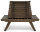 Kailee Outdoor Wooden Club Chairs With Cushions, Dark Gray, Gray Finish, Set of 2