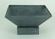 Grey Contemporary Square Metal Plant Container