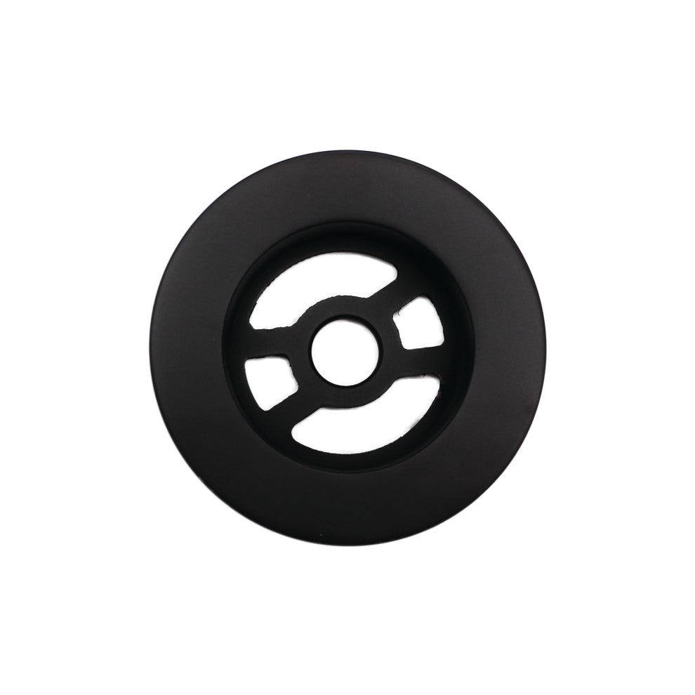 Standard Trim For Cable Drive Bath Waste In Powder Coated Flat Black