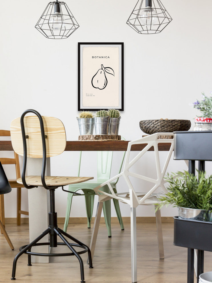 "Botanica Pears" Framed Painting Print, 20x30