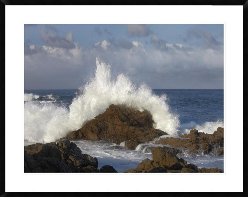 Crashing Waves At Garrapata State Beach, Big Sur, California, 38"x30"
