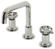 KS142RKXPN Widespread Bathroom Faucet With Push Pop-Up, Polished Nickel
