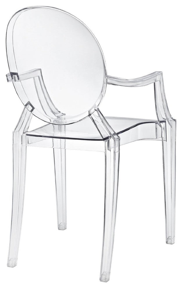 Nicer Furniture Set of 4 Philippe Starck Louis XVI Ghost Chair Crystal