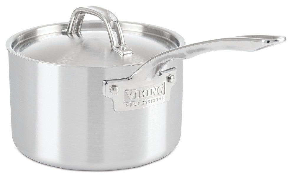 Viking Professional 5-Ply 3 Qt. Sauce Pan, Satin Finish