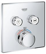 Grohe 29 141 Grohtherm Two Function Thermostatic Valve Trim Only - Starlight