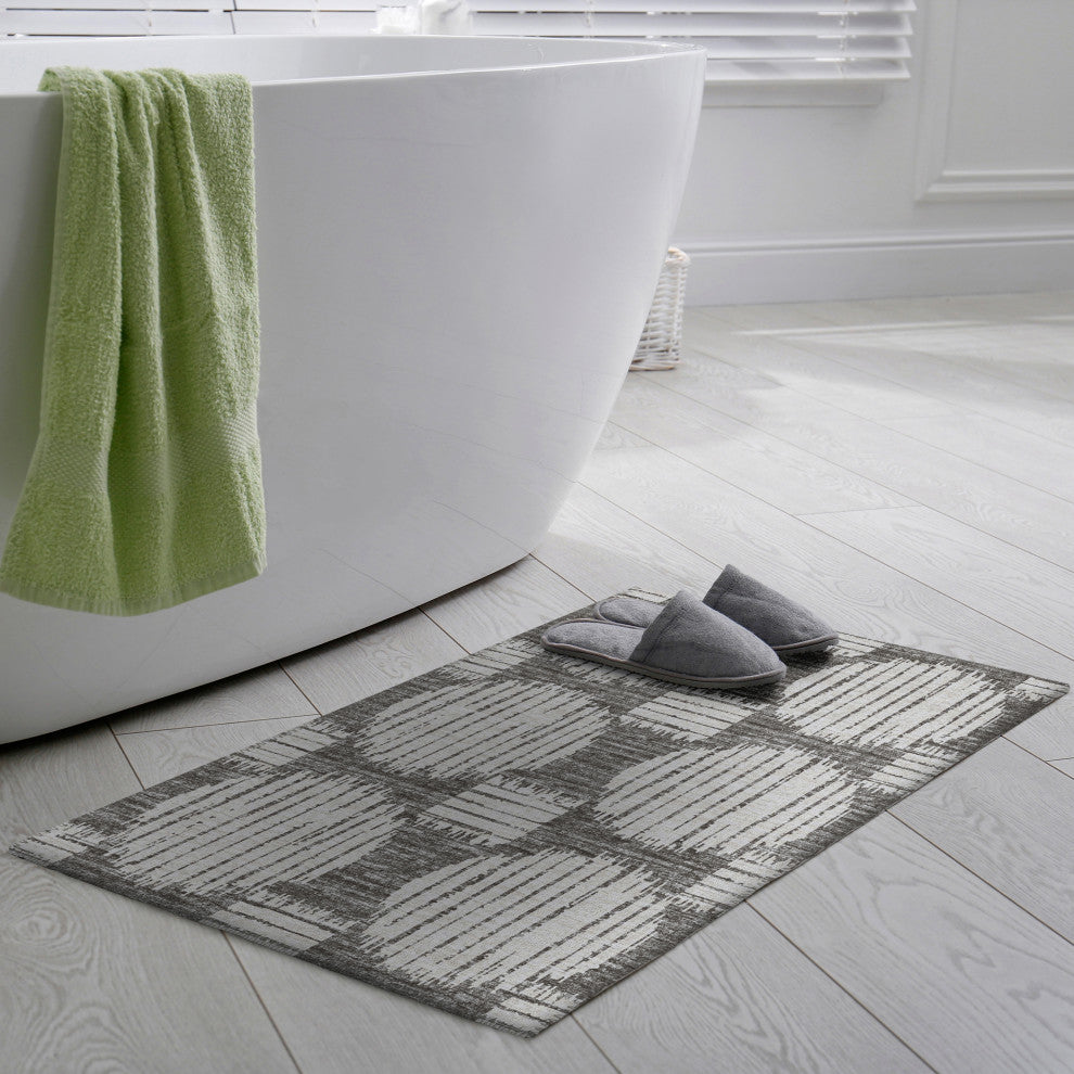 Indoor/Outdoor Sedona SN13 Midnight Machine Washable 1'8" x 2'6" Rug