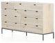 Trey 9 Drawer Dresser, Dove Poplar