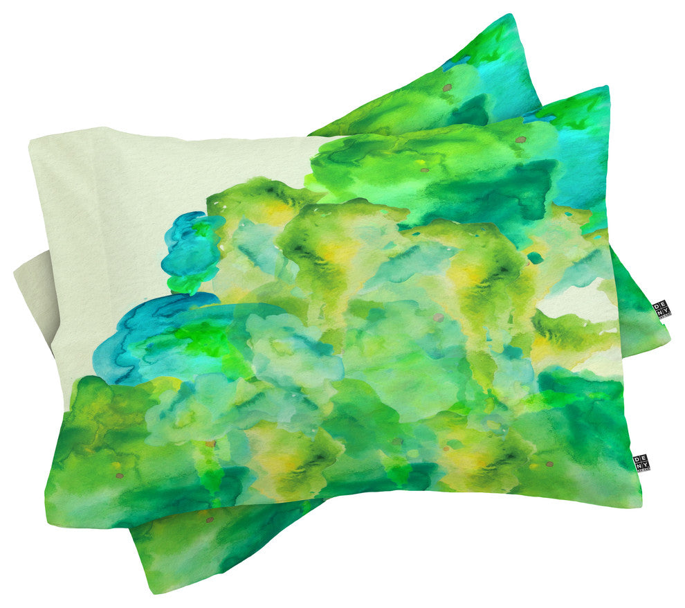 Deny Designs Viviana Gonzalez Watercolor Love 3 Pillowcase