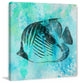 "The Blue Empire" Painting Print on Wrapped Canvas, 32x32